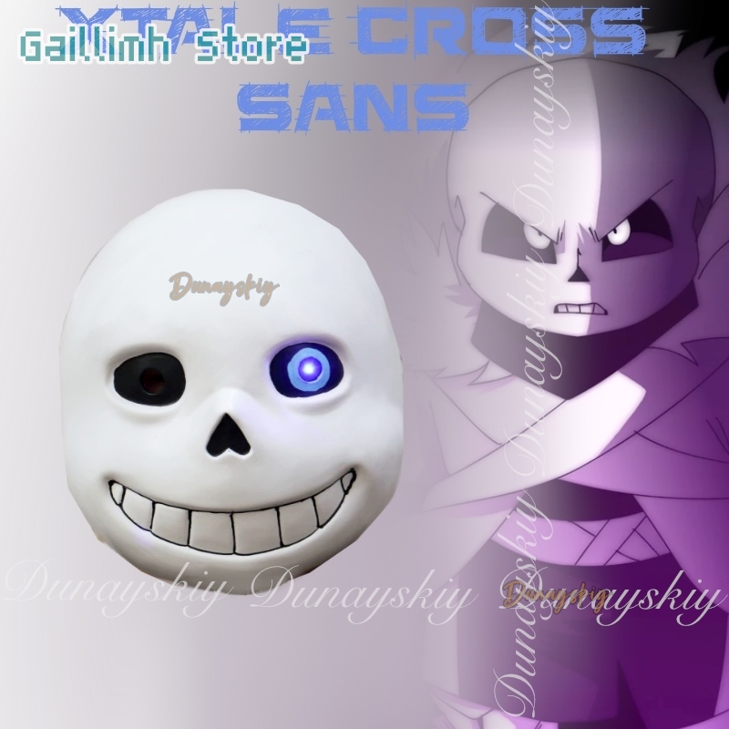 Black Face Mask Pack - لعبة Undertale XTALE Cross Sans التأثيرية