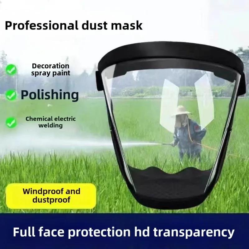 Anti Pollution Mask - نظارات واقية للوجه بالكامل عالية الدقة،