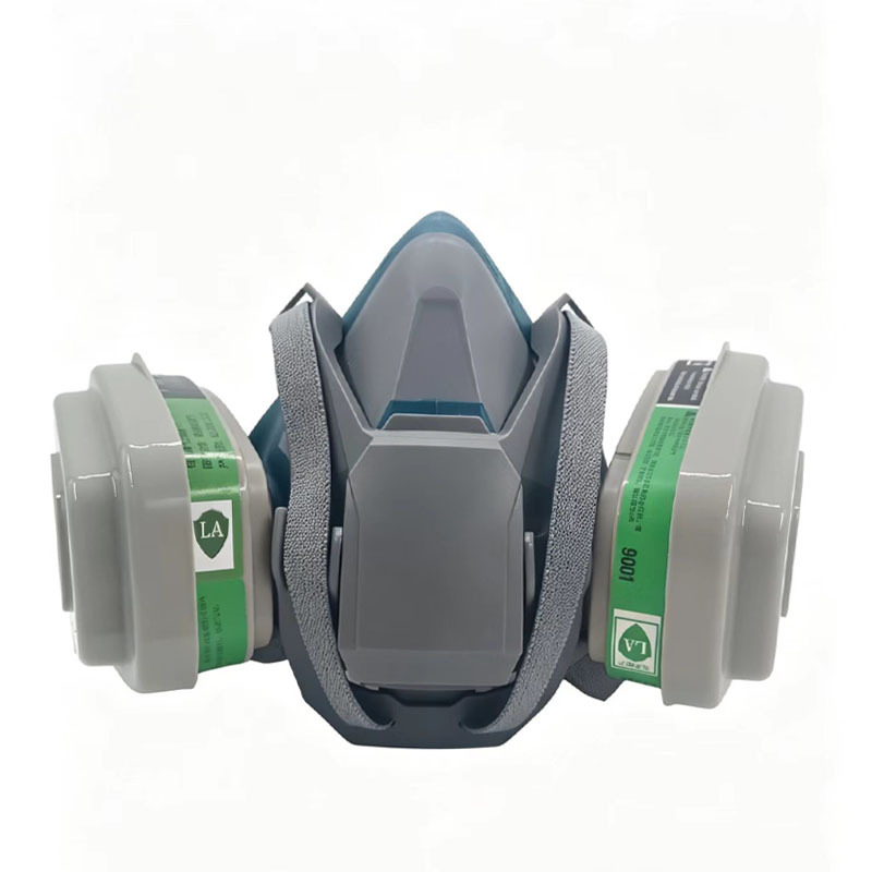 قناع غاز سيليكون 6502QL سريع ا - مراجعة Dust Mask Construction وسعره
