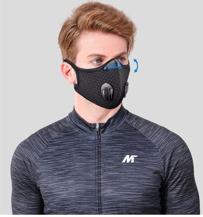 قناع ركوب الدراجات الرياضي قاب - مراجعة Dust Mask Construction وسعره