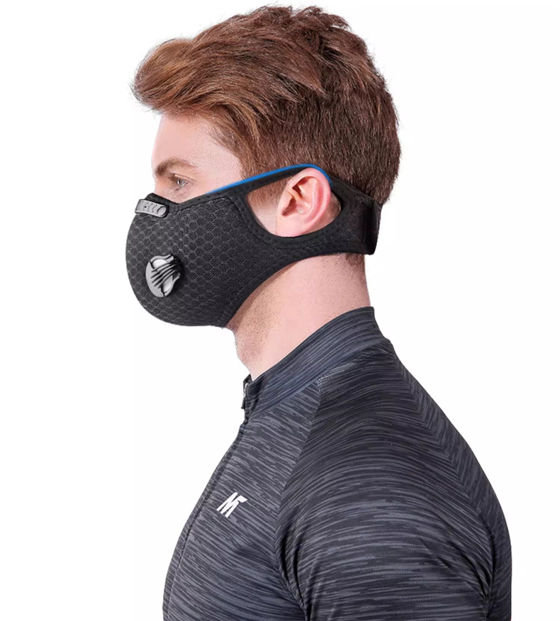 قناع ركوب الدراجات الرياضي قاب - مراجعة Dust Mask Construction وسعره