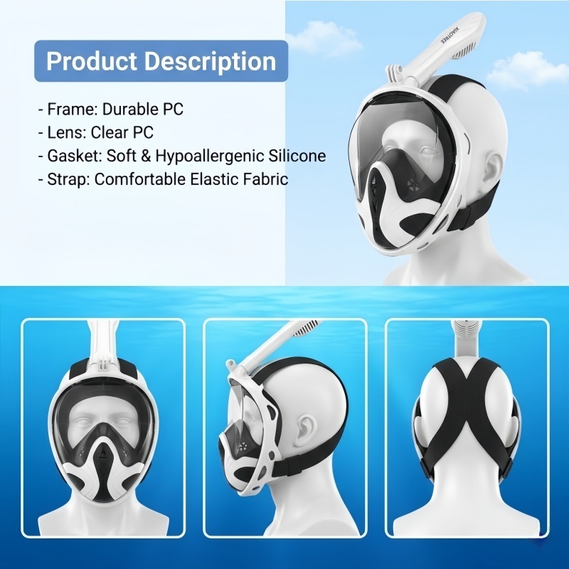 قناع غطس كامل للوجه من XIAOTRE - مراجعة Anti Pollution Mask وسعره