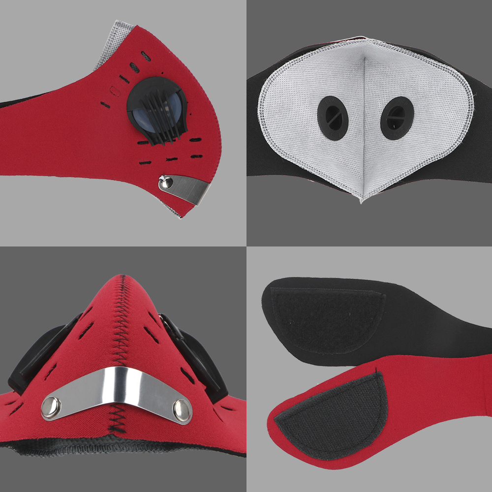 أقنعة مضادة للتلوث بالكربون ال - مراجعة Dust Mask Construction وسعره